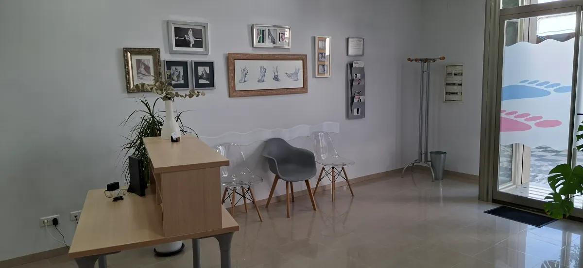 Sala de espera de la Clínica del Pie